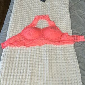 PINK neon padded bralette